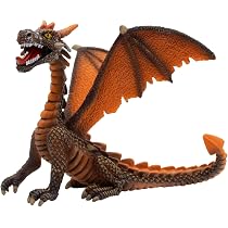 Figura De Dragón De 2 Cabezas De Bullyland, 13 Cm, Pintada A Mano, Sin PVC, De La Serie Bosque Encantado, Para Juego Imaginativo O Colección