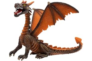 Bullyland Smok siedzący pomarańczowa figurka