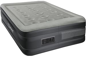 ML DESIGN MODERN LIVING ML-Design Matelas Gonflable pour 1 Personne 196 x 97 x 47 cm, Certifié TÜV, avec Pompe à Air Électrique 230V, Gris, Lit Simple Autogonflant, Résistant à l'eau, Antidérapant, Sac de Transport Inclus