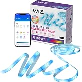 WiZ RGB LED ışık şeridi, 15 m, ayarlanabilir, 16 milyon renk + beyaz tonları, &ouml;nceden ayarlanmış ışık modları, WLAN'ınıza bağ