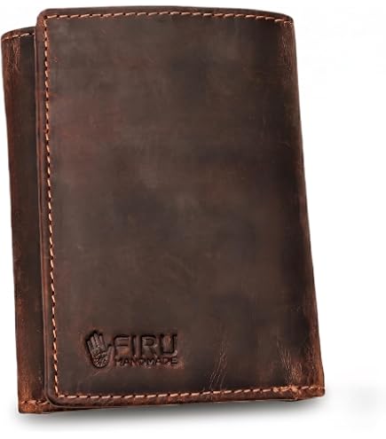 Rawlings | Collezione Portafoglio Trifold Uomo, Marrone scuro