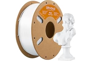 ‎ERYONE ERYONE High Speed Filament PLA+ 1.75mm +/- 0.03mm, High Speed Filament PLA+,Rapid PLA Plus Filament, 3D printing filament, <400mm/s Hyper Speed PLA+ filament, 1kg (2.2LBS) / Spool, White