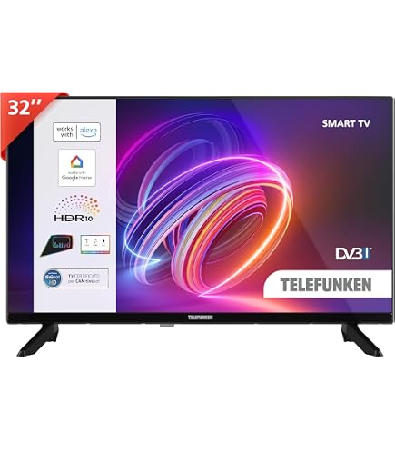 Smart Tech LE32Z1TS Tv Led 32" HD Ready 1366 X 768p HDMI USB Colore Nero P68822 - 10