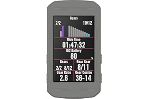 CZhkg Custodia Compatibile con Bryton Rider 750 Cover, Silicone Antiurto e anticaduta Protettivo Case GPS Bike Computer Case Copertura Resistente Shell per Bryton Rider 750 Accessori (grigio)