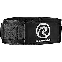 Rehband Power Max Kniesteun Krachtsport 7 mm SBR/Neopreen, Geschikt voor wedstrijden, Kniemouwen voor bodybuilding, powerlifting, crossfit en zwaar gewichtheffen, Kleur:Zwart, Maat:M