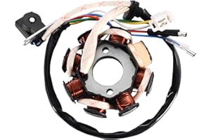 ‎GOOFIT GOOFIT 8 Spule 5 Drähte Zündung Stator Magneto Ersatz für Ersatz für GY6 50CC 60CC 80CC 150cc QMB139 4 Takt ATV TAOTAO Paliden Motorrad Roller Moped