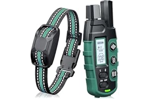 TYVIFKE Collar de Adiestramiento para Perros, Alcance de 2600m, Cumple con la Ley de Bienestar Animal 2024, 3 Modos: Sonido/Vibración/Boost Vibración, para Perros de Todos los Tamaños | Manual en español