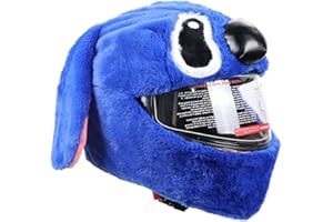 POLOGMASE Housse De Casque De Moto, Couvre-Casque Moto Peluche, Couverture De Casque De Moto De Personnalité Amusante en Plein, Housse De Protection pour Casque De Moto, Drôle Animal Moto Casque Couvre
