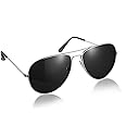 Komonee Pilot Style Sunglasses Set With Black Case and Cleaning Cloth Designer Unisex UV400 Lens Classic Retro Sun Shades For Sports Driving Cycling Fishing