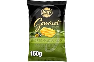 Lay's Gourmet Aceituna Patatas Fritas, 150 gramos