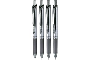 Pentel BL77 Energel XM scatto 0,7mm nero 4 pz