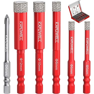 Punte per trapano diamantate da 14 mm – Per piastrelle, vetro, ceramica, marmo e porcellana, compatibili con trapani elettrici | Leroy Merlin
