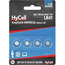 Wentronic Knopfzellen Batterien Alkali Mangan – 10 Stück Set Für AG10, LR54, LR1130, 189, RW89, V10GA