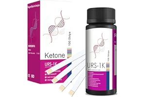YAGASPANTERY Pack of 100 Ketosis Test Strips, Ketosticks for Keto Nutrition and Diet, Home Use, Convenient and Fast