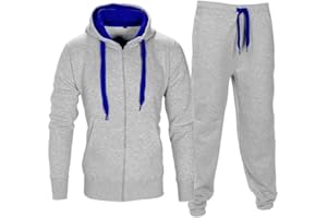 shelikes Mens Track Suit Set Camouflage Fleece Army Hooded Hood Top Joggers Bottom Tracksuit Sweatsuit Jogging Joggers Set