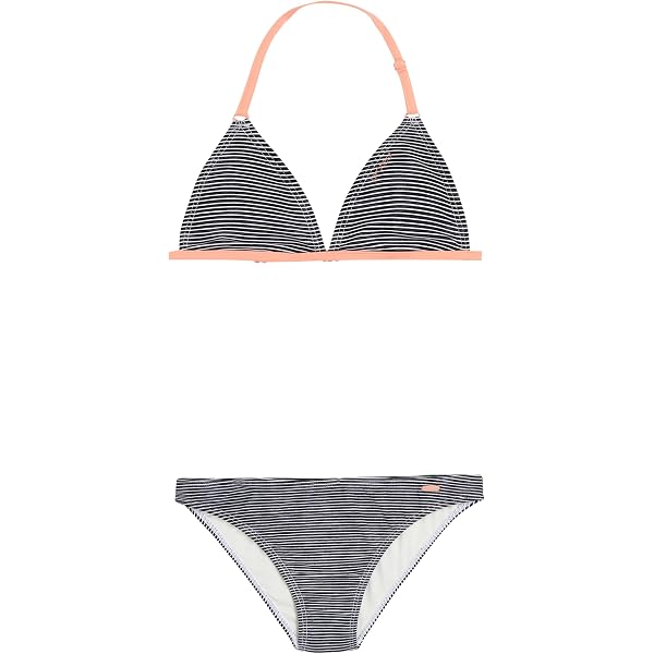 Protest Damen Bikini-Oberteil 'MM Hatton' - Neckholder, B-Cup, Schwarz-weiß Gepunktet
