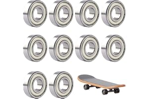 10 stycken 626ZZ miniatyrkullager, 6 x 19 x 6 mm skaterullager med dubbel försmorda metallförsegling för skateboard longboard