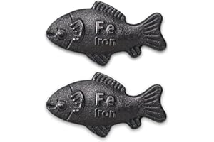 CUMNVULNT Iron Fish for Iron Deficiency, Cast Iron Fish Figurine, Reduce The Risk of Deficiency Perfect for Vegans, Athletes, Pregnant Women & Kids Fight Anemia &Deficiency Safely Gift Loved Ones
