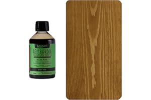 Littlefair's Wood Stain Water Based - 250 ml - Indoor Furniture Stain Light & Dark Finishes - Special Non Toxic & Eco Friendly Formula - Wood Stain for Crafts - Colour: Dark Pine