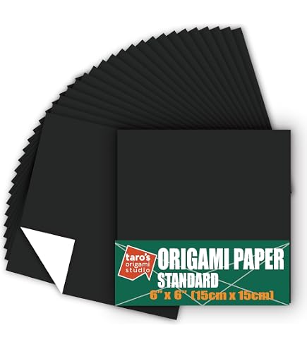 IOOLEEM 200 Sheets Dark Orange Origami Paper - 6 Inch Square Double Sided Colored Paper - View #3