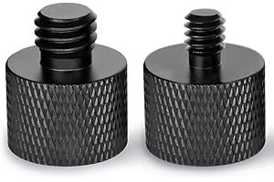 Frgyee Adaptateur de vis de Micro Filetage Adaptateur 5/8 à 1/4 et Adaptateur 5/8 à 3/8 pour Support de Microphone à Trépied et Adaptateur de Caméra