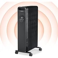 Igenix IG2621BL Digital Oil Filled Radiator, 2kW/2000W 9 Fin Electric  Heater with Remote Control, 3 Adjustable Heat Settings u0026 Overheat  Protection, 2000 W, Black : Amazon.co.uk: DIY u0026 Tools