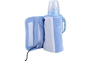 DIOVERDE Tarente USB Portable Travel Mug Milk Warmer Heater Bottle Heater Feeding Bottle Infant Storage Bag Blue