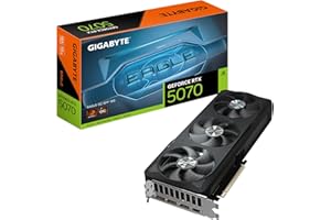 ‎GIGABYTE Gigabyte GeForce RTX 5070 Eagle OC SFF 12G Grafikkarte - 12GB GDDR7, 192 Bit, PCI-E 5.0, 2587 MHz Core Clock, 3 x DP 2.1b, 1 x HDMI 2.1b, NVIDIA DLSS 4, GV-N5070EAGLE OC-12GD