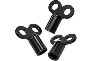 WEIDEBACH® klucz do odpowietrzania grzejnika, czarny, do wszystkich grzejników, klucz odpowietrzający, wytrzymały i stabilny, redukuje hałas, odpowietrzacz