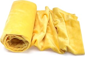 ORIENT FASHION Super Doux solide Winky en peluche, 50 x 160 cm