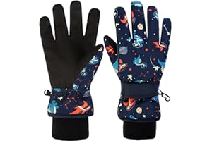 ‎LOVMEAD LOVMEAD Handschuhe Kinder Winter Skihandschuhe Junge Mädchen Wasserdicht Winddicht Fleece Junge Mädchen Schneehandschuhe 1-10 Jahre für Sport Klttern Snowboard Radfahren Wandern
