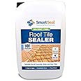 Smartseal Roof Tile Sealer - Long-lasting Protection for Concrete, Slate & Clay Roof Tiles - Solvent-Free Roof Sealant. 10-year Water Repellent Barrier. Helps Prevent Moss and Algae (25 Litre)