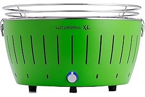 LotusGrill BBQ XL, Light Green Carry Case & Battery