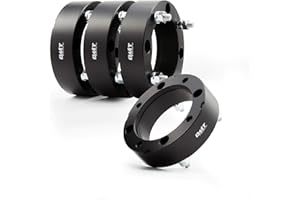 Orion Motor Tech OMT 4x156 ATV Wheel Spacers 2 inch Black Wheel Spacer Kit Compatible with Polaris Ranger Polaris RZR XP 1000 Polaris RZR, 50mm Wheel Spacer Kit with 12x1.5 Studs, Set of 4
