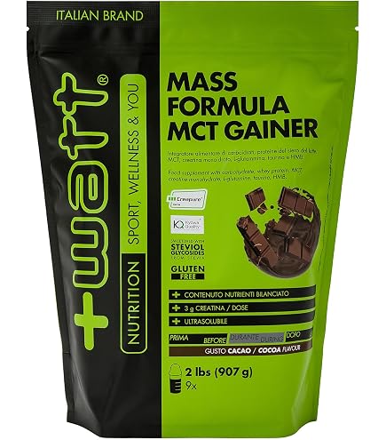Bodylab24 Pure Muscle Gainer Biscotti & Crema 2000g - Proteine E Carboidrati Con Creatina Per Massa Muscolare - Gusto Biscotto - 3