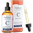 Big 2.11oz. ORGANIC Vitamin C Serum & Hyaluronic Acid — Anti-Dark Spots/Wrinkles. Brightening Serum for Facial Skin Care/Eyes