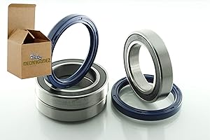 MECANIGOMEZ FABRICANTES MECANIGOMEZ-Rodamiento Rueda Trasera Honda 04-14, Suzuki 09-14. Kits Reparación Compuesto de los rodamientos y Retenes necesarios Buje Trasero Quad. (25-1479)