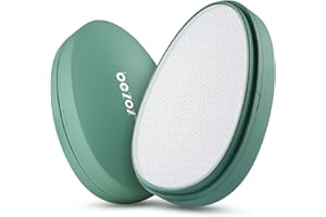 BEZOX Lima de pies y removedor de callos de nanovidrio 2 en 1 - Removedor de callos altamente efectivo Despierta pies aterciopelados - Eliminación cómoda y suave de durezas y callos