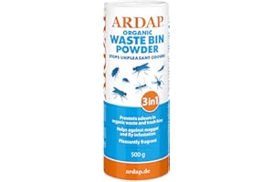 Quiko ARDAP Organic Waste Bin Powder 500g - Anti-Maggot Organic Waste Bin - Garbage Can Powder - Against Flies, Maggots, Vermin & Bad Odors - For approx. 600l of Organic Waste