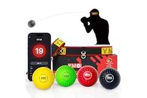 ‎YMX BOXING YMX BOXING Reflexball - 4 Bälle + 2 Stirnbänder, ideal für das Training von Reflex, Reaktion und Auge-Hand-Koordination