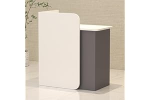 UULBDCD Empfangstheke Holz, Moderne Empfangstresen, Front Theke Bürotheke Rezeption Tisch, Verkaufstheke Mit Schubladen Und Schränken, Rezeptionstheken Für Salon Geschäft Hotel Büro