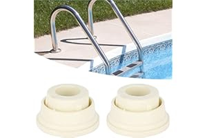 ELINRAT Piscine - Accessoire Piscine - Tampon en Caoutchouc pour Échelle Piscine Protecteur Pare - Chocs pour Échelle Piscine Bouchon en Caoutchouc Protection Rechange