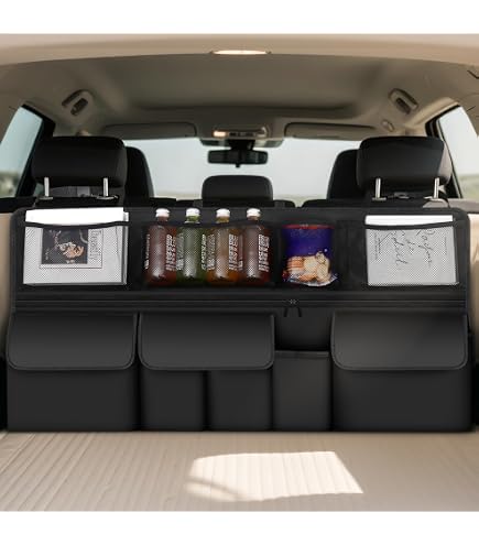 Organizzatore Bagagliaio Auto 4 Pezzi - Pannelli E Colonne Per SUV E Minivan, Sistema Di Contenimento Carico
