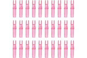 PATIKIL Archery Arrows Nocks 6.2mm, Plastic Insert Arrow Nock Replacement Arrow Tails for Shooting Compound Recurve