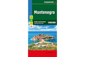 Montenegro, Straßen- und Freizeitkarte 1:150.000, freytag & berndt: Mit Infoguide, Top Tips (freytag & berndt Auto + Freizeitkarten)