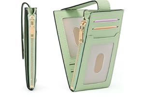 GAEKEAO Carteras de Mujer, Tarjetero Mujer, Cartera Mujer Pequeña con Bloqueo RFID, Monedero Mujer Pequeño con Cremallera, Billetera Mujer, Regalos para Mujer