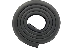 M2cbridge L Shape Extra Thick Furniture Table Edge Protectors Foam Baby Safety Bumper Guard 2 M (Black)