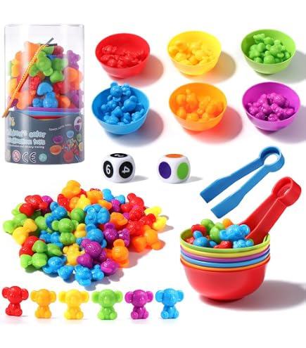 Jouet Montessori Empilement Bois - 24 Pièces Formes & Couleurs Pour 1-3 Ans