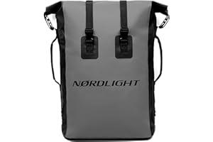 Nordlight Sac à dos étanche Dry Bag 35l - Roll Top Sac à Dos Avec Bandoulière Rembourrée, Sac à Dos Vélo, Sac à Dos Coursier, Trekking, Pêche
