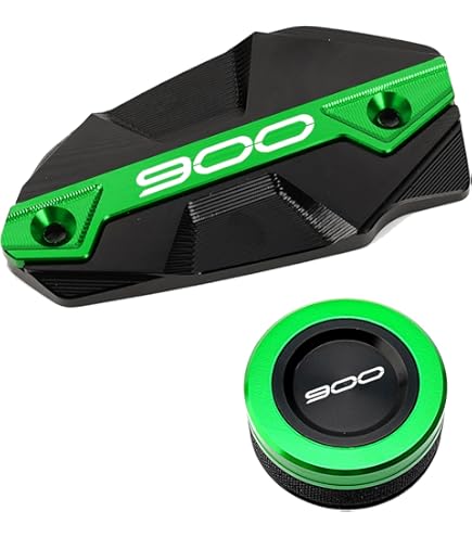 Copertura Serbatoio Freni Per Kawasaki Z900 2017-2023 - CNC Alluminio, Colore Verde - Foto 9
